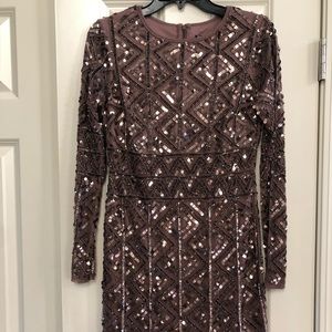 NWT Gianni Bini Women’s Metallic Beaded Dress